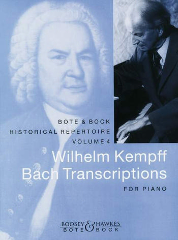 Klaviernoten Wilhelm Kempff - Bach Transcriptions Band 4