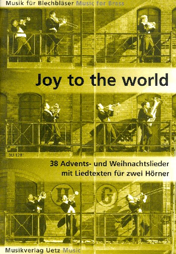 Joy to the World für 2 Hörner (mit Texten)