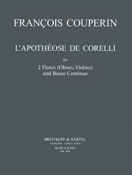 L&#039;Apothéose de Corelli for 2 flutes (oboes, violins) and bc