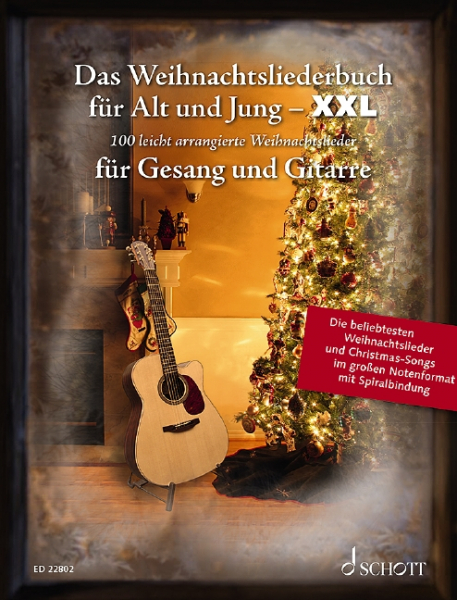 Songbook Weihnachten Das Weihnachtsliederbuch für Alt und Jung für Gesang und Gitarre - XXL