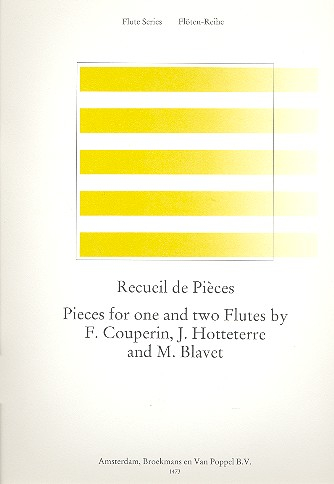 Pieces for 1 and 2 flutes by Couperin Hotteterre and Blavet