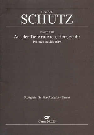 Aus der Tiefe rufe ich SWV25 für Chor (SSAATTBB), 8 Instrumente