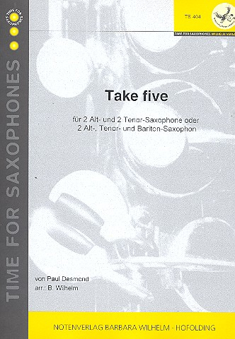 Take five für 4 Saxophone (AATT)