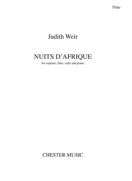 Nuits d'Afrique for soprano, flute, cello and piano