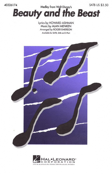 Beauty and The Beast (Medley) for mixed choir and piano