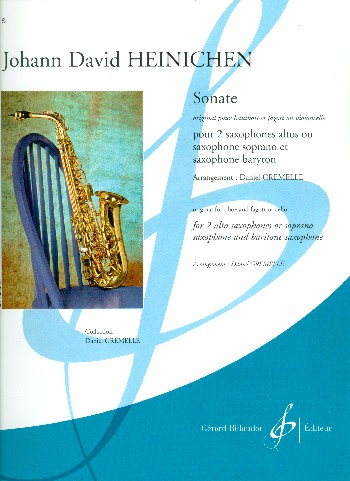 Sonate für Oboe und Fagott (Violoncello) für 2 Saxophone (AA/SBar)