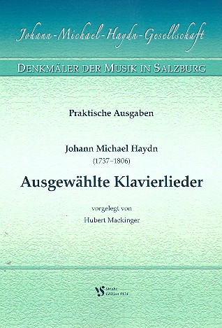 Ausgewählte Klavierlieder für Gesang und Klavier
