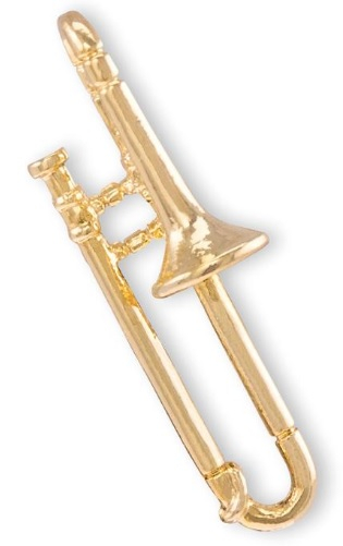 Anstecker mit Motiv Art of Music Posaune A20