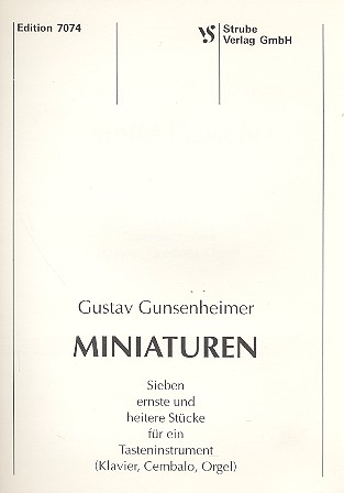 Miniaturen für ein Tasteninstrument (Klavier, Cembalo, Orgel)