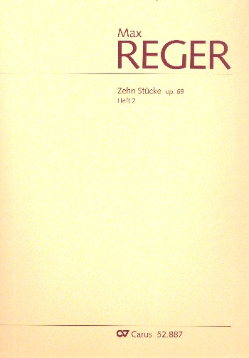 10 Stücke op.69 Band 2 (Nr.6-10) für Orgel