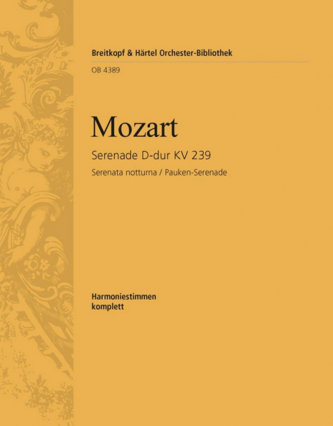 Serenade D-Dur KV239 für 2 kleine Orchester