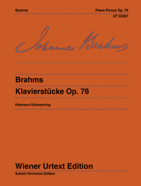 Klavierstücke op.76 (mit Urfassung des Capriccio fis-Moll) für Klavier