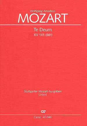 Te Deum laudamus KV141 für Chor und Orchester