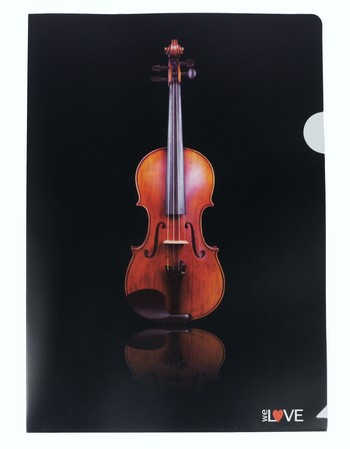 Aktenhülle Violine Din A4