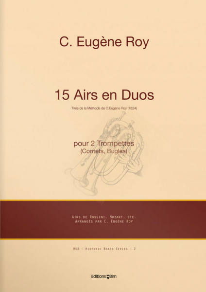 15 Airs den Duos pour 2 trompettes (cornets/bugles)