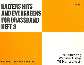 Halters Hits and Evergreens Band 3 für Blasorchester