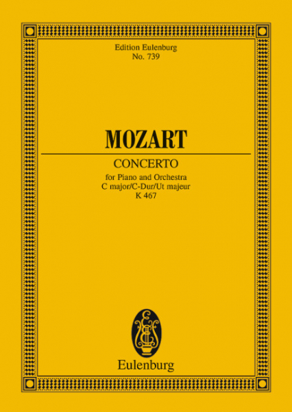Konzert C-Dur KV467 für Klavier und Orchester