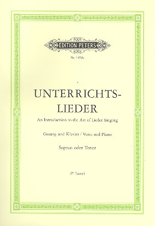 Unterrichtslieder für Gesang (hoch) und Klavier