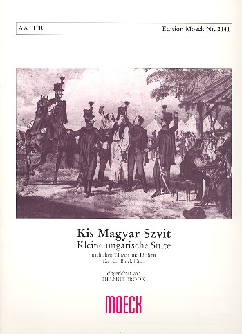 Kleine ungarische Suite für 5 Blockflöten (AATT(B)B)