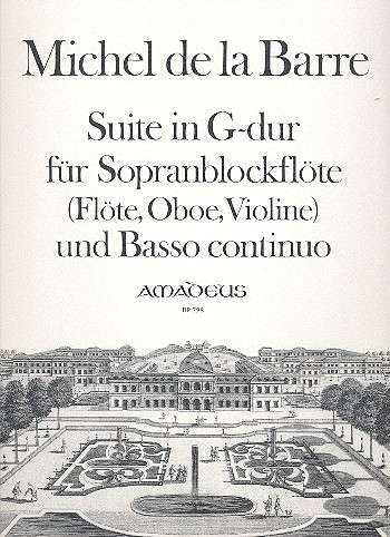 Suite G-Dur für Sopranblockflöte (Flöte, Oboe, Violine) und Bc