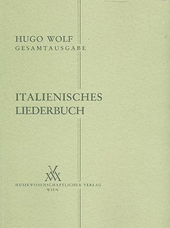 Italienisches Liederbuch für hohe Singstimme und Klavier