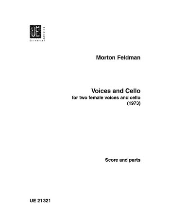 Voices and cello für 2 Frauenstimmen und Violoncello, 2 Partituren und