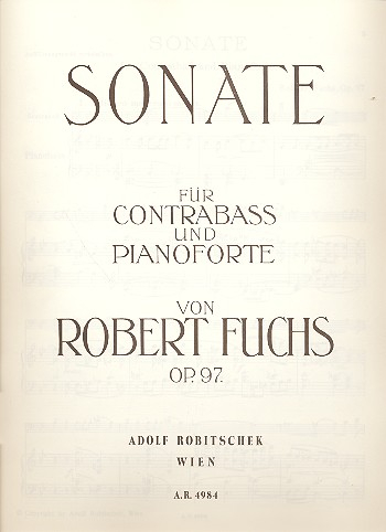 Sonate op.97 für Kontrabaß und Klavier