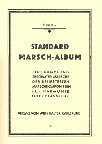 Standard-Marsch-Album für Blasorchester