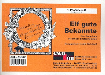 Mosch Welterfolge Band 6 - 11 gute Bekannte: für Blasorchester