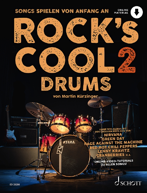 Schott Music Gmbh & Co.kg Schule Für Schlagzeug Rock's Cool Drums Band 2
