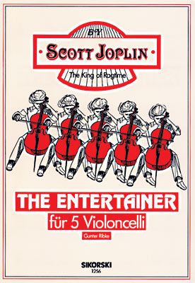 The Entertainer für 5 Violoncelli, Stimmen