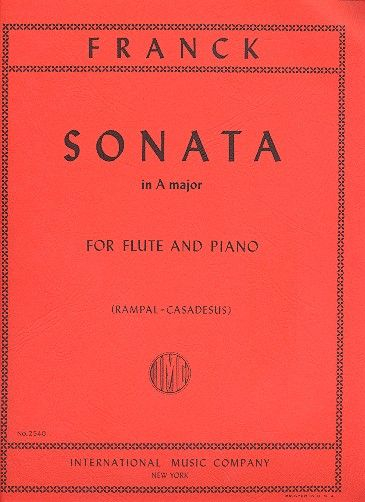 Sonata A major for flute and piano