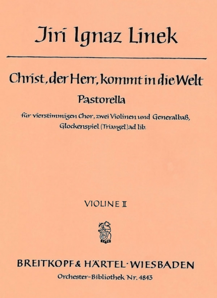 Christ der Herr kommt in die Welt für gem Chor und Orchester