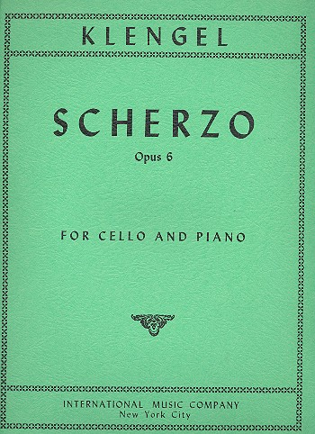 Scherzo op.6 für Violoncello und Klavier