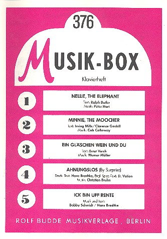 Musik-Box 376: Album für Gesang und Klavier