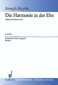 Die Harmonie in der Ehe für gemischten Chor (SATB)