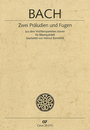 2 Präludium und Fuge D-Dur BWV874 und a-Moll BWV865 für Flöte, Oboe,