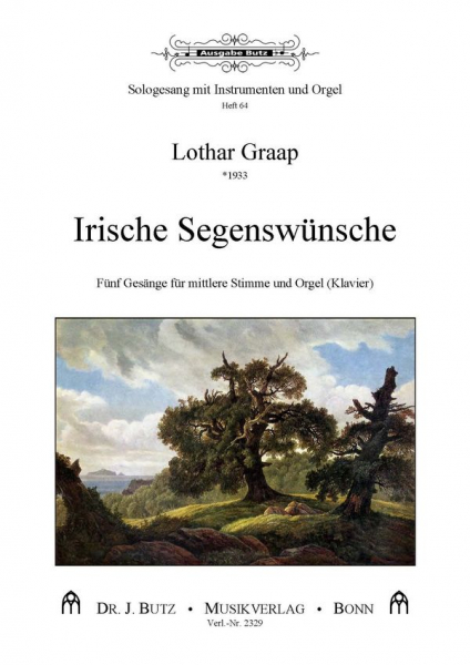 Irische Segenswünsche für mittere Singstimme und Orgel (Klavier)