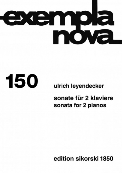 Sonate für 2 Klaviere