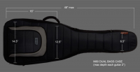 Vorschau: Gig Bag MONO Cases Vorschau: Gig Bag MONO Cases M80-2B-BLK Dual Bass - Black