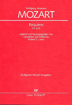 Requiem KV626 für Soli, Chor und Orchester