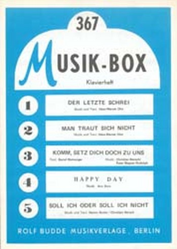 Musik Box 367 Klavierheft