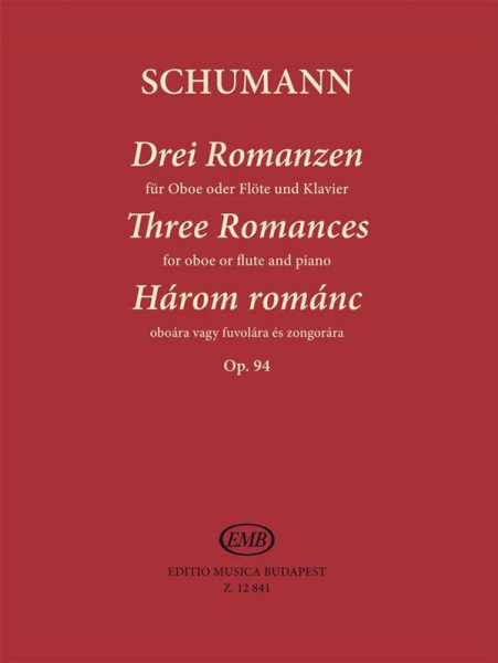 3 Romanzen op.94 für Flöte (Oboe) und Klavier