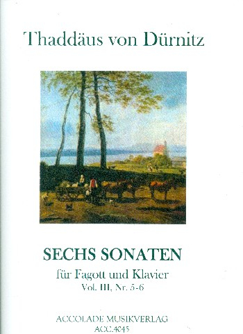 6 Sonaten Band 3 (Nr.5-6) für Fagott und Klavier