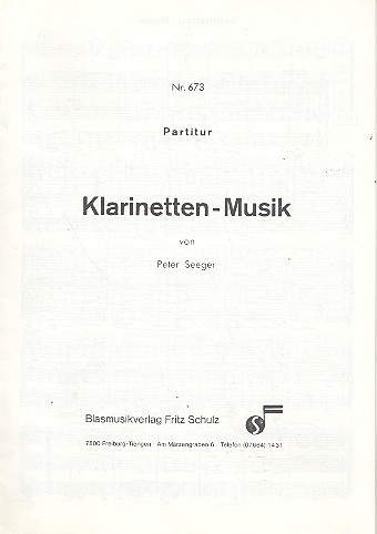 Klarinetten-Musik für 3 Klarinetten