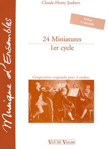 24 Miniatures 4er Set pour 4 violons