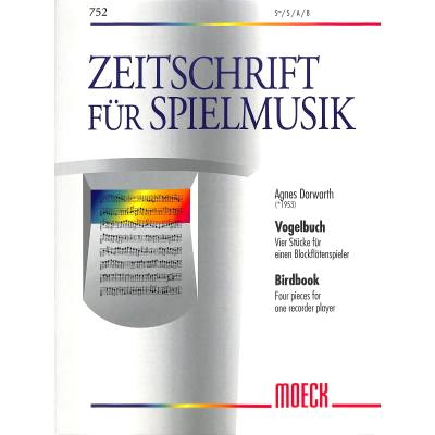 Spielstücke für Blockflöte Vogelbuch - 4 Stücke für einen Blockflötenspieler
