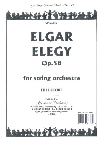 Elegy op.58 for string orchestra