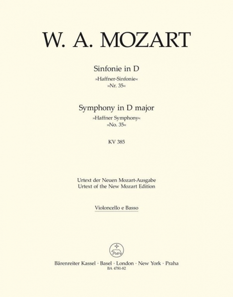 Sinfonie D-Dur KV385 für Orchester
