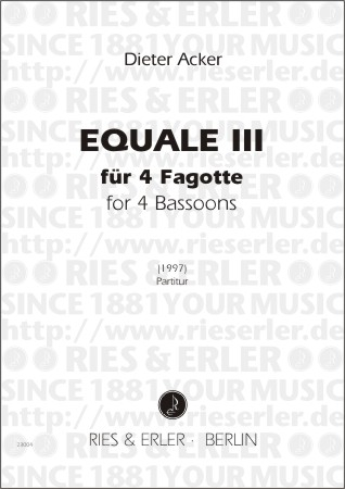 Equale 3 für 4 Fagotte